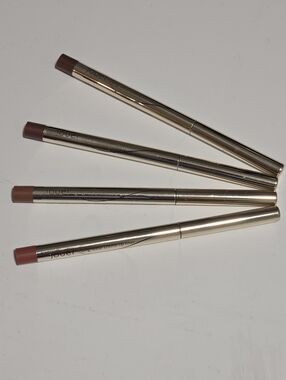 Lot 4 - Jouer Long-Wear Creme Lip Liners - Tawny Rose Mauve Rosewood Shimmer